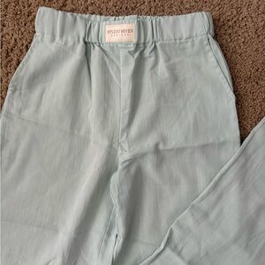 Studio Seven sage linen pant